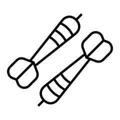 dart line icon