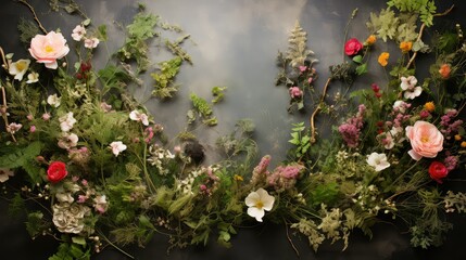 party invitation flower background illustration event celebration, birthday baby, shower bridal party invitation flower background