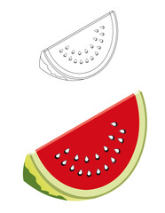slice of watermelon