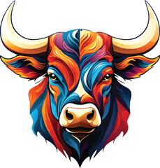 bull vector design