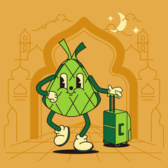Going Home for Eid with the Ketupat Mascot