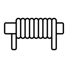   Coils line icon