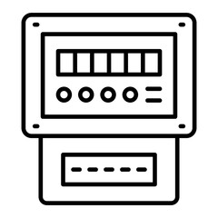   Electric Meter line icon