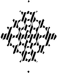 black and white qr code bar cod hand map  vacter line. 