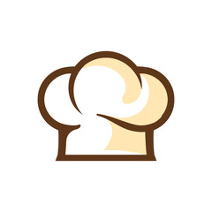 Simple chef hat icon suitable for restaurant, diner, food related business, cooking, bistro etc