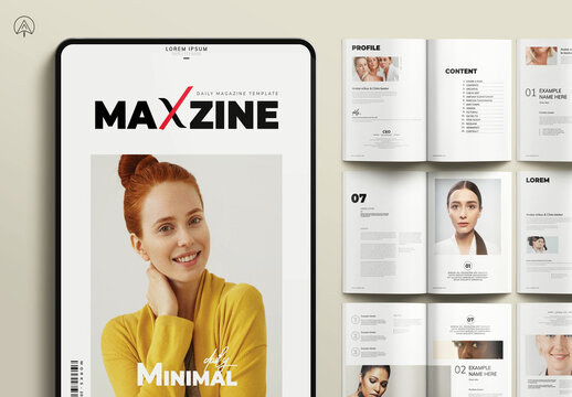 Minimal Magazine Template