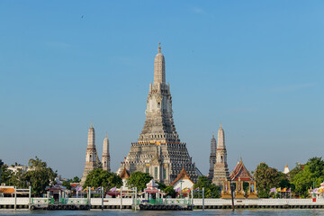 Wat Arun Ratchawararam is a Buddhist temple famous in Bangkok Yai district of Bangkok, Thailand.