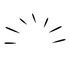 hand drawn illustration of an transparant background