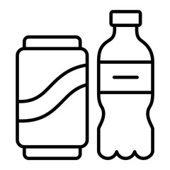   Softdrinks line icon