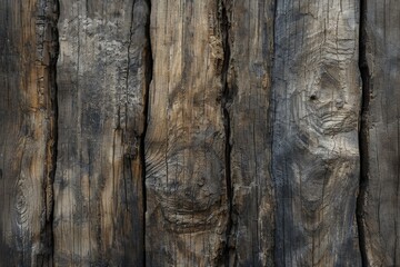 Fototapeta premium Surface wood old pattern wooden texture natural wood knotts cracks vintage brown background