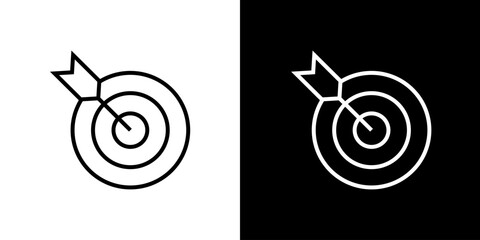 Business icon. Network. Team work. Target. Black icon. Black line icon. Silhouette. Icon set