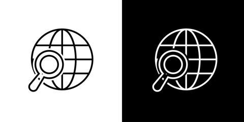 Business icon. Network. Team work. Target. Black icon. Black line icon. Silhouette. Icon set