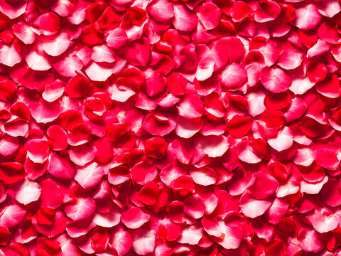 Rose petals background. Red rose petals background. Rose petals background.