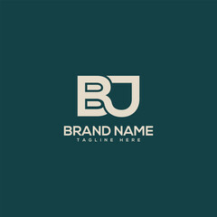Abstract letter BJ JB company Logo Design vector. Initials Business logo.