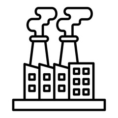   Air Pollution line icon