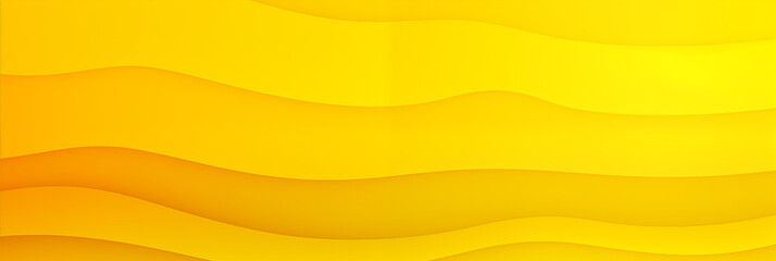 Abstract yellow gradient wide banner background