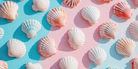 sea shell pattern background