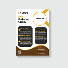 International standard flyer design template