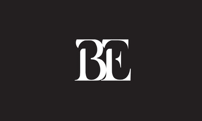 BE, EB, E, B Abstract Letters Logo Monogram