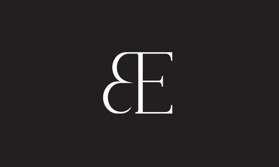 Obraz premium BE, EB, E, B Abstract Letters Logo Monogram