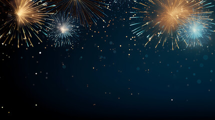 Fireworks background for celebration, holiday celebration concept