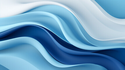 Blue wave water background wallpaper , generate Ai