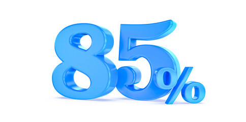 85 percent 3d rendering blue metal discount