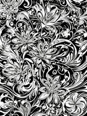 Fototapeta premium seamless floral background