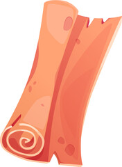 Rolled Parchment Scroll