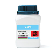 NaAlO2 - Sodium Aluminum Oxide.