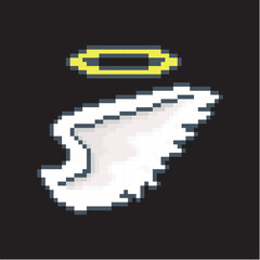 Fototapeta premium holy wing pixel art