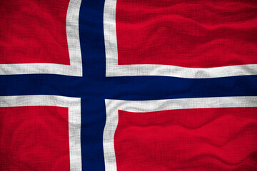 Fototapeta premium National flag of Norway. Background with flag of Norway