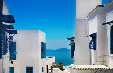 Sidi Bou Said. La Gulett, Tunisia