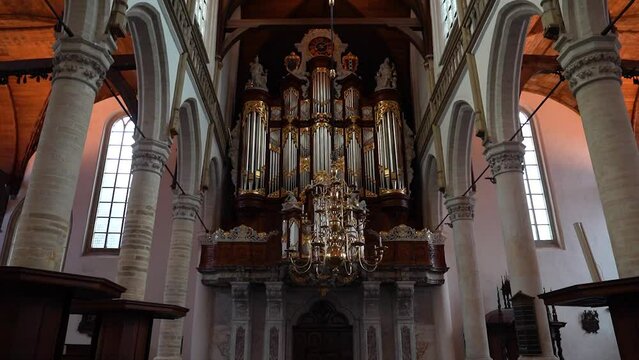 Organ in The Oude Kerk (English: Old Church), Amsterdam's oldest building