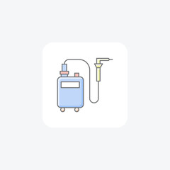 Pressure Washer awesome lineal color icon , vector, pixel perfect, illustrator file
