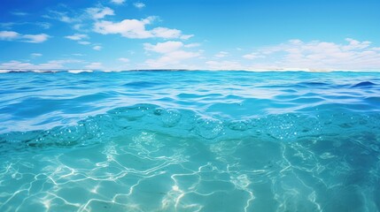 Fototapeta na wymiar sea aqua ocean background illustration waves blue, marine beach, tropical paradise sea aqua ocean background