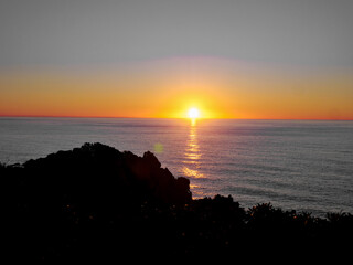 Corse - Coucher de soleil sur les Îles Sanguinaires