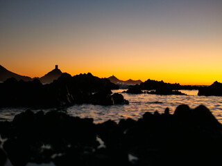 Corse - Coucher de soleil sur les Îles Sanguinaires
