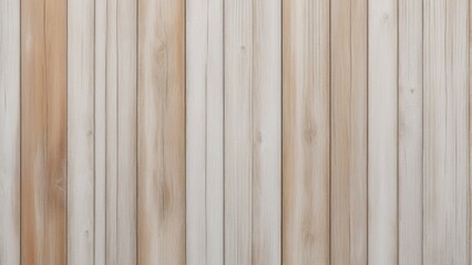Naklejka premium Old weathered white textured wooden teak board panel background
