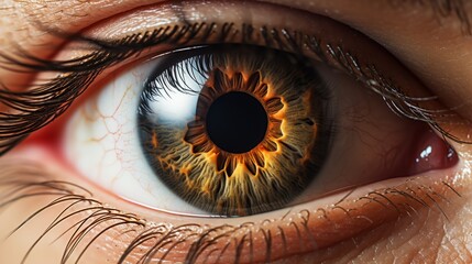 Closeup shot of an eye