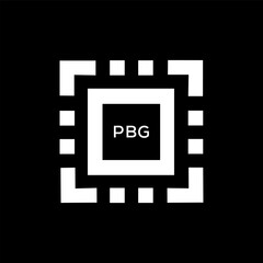PBG Letter logo design template vector. PBG Business abstract connection vector logo. PBG icon circle logotype.
