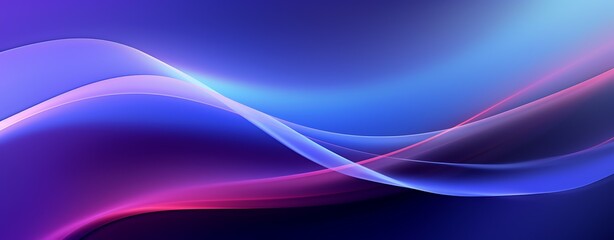 Fototapeta premium Neon Waves Background