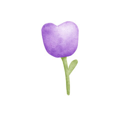 pink heart shaped flower