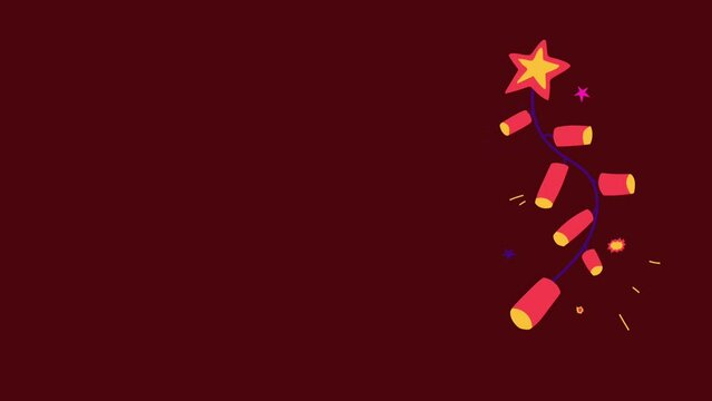 Cute lantern animation cartoon for Chinese New Year