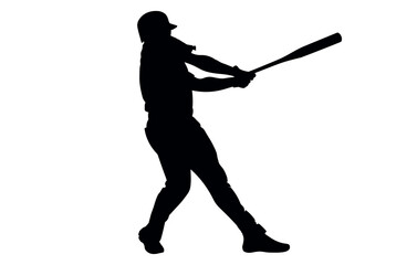 Set of baseball players silhouettes of sports people vector,Baseball player vector silhouette

