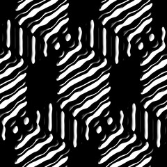 Fototapeta premium Abstract Seamless pattern. 3D Embossed background. 8K high resolution.