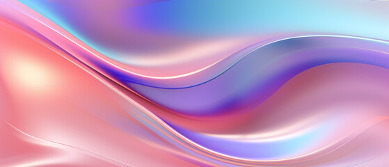 Abstract holographic background, iridescent liquid gradient.