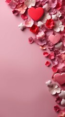 Cute Valentine's day design. Valentine's day. Romance background