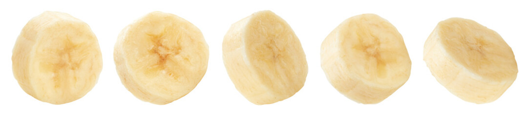 Isolated banana on white background