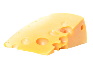 Cheese isolated on white